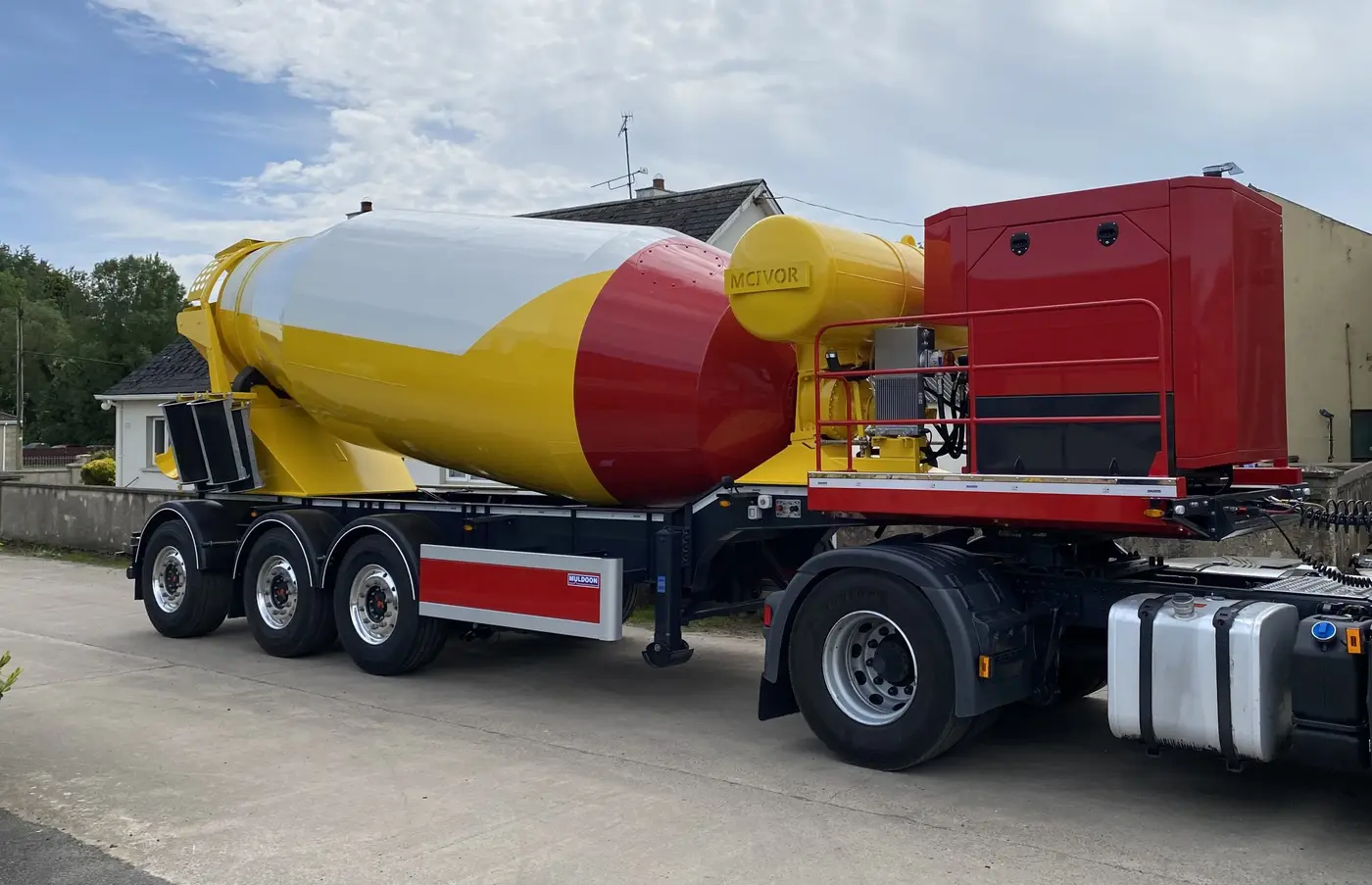 Truck mixer drum with durable steel construction