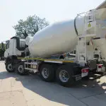 Concrete truck mixer on construction site Northern Ireland