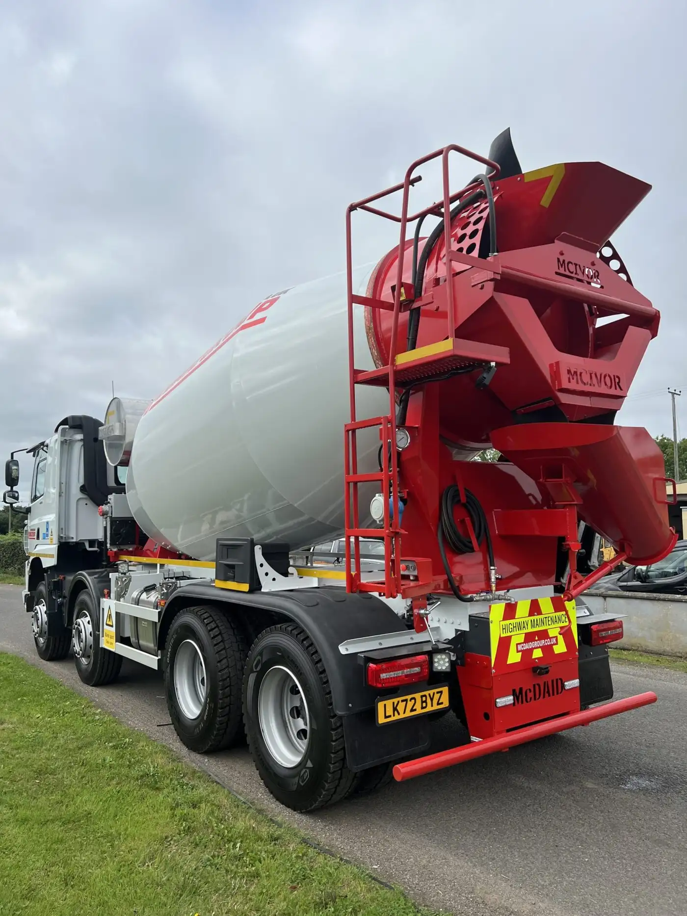 Concrete mixer truck ready for delivery Northern Ireland