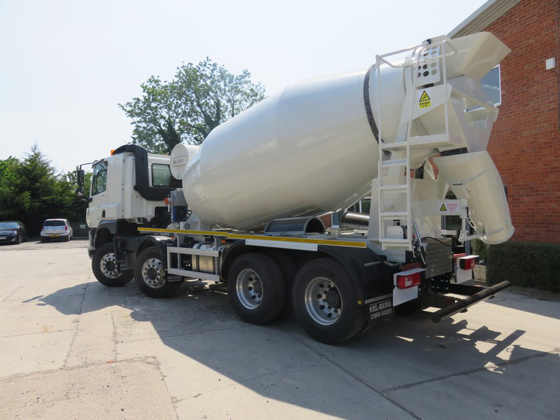 Concrete truck mixer on construction site Northern Ireland