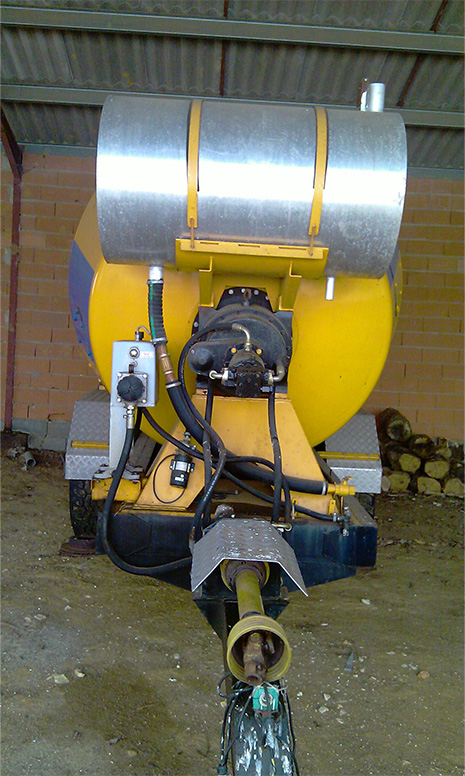 front view of heavy duty mixer